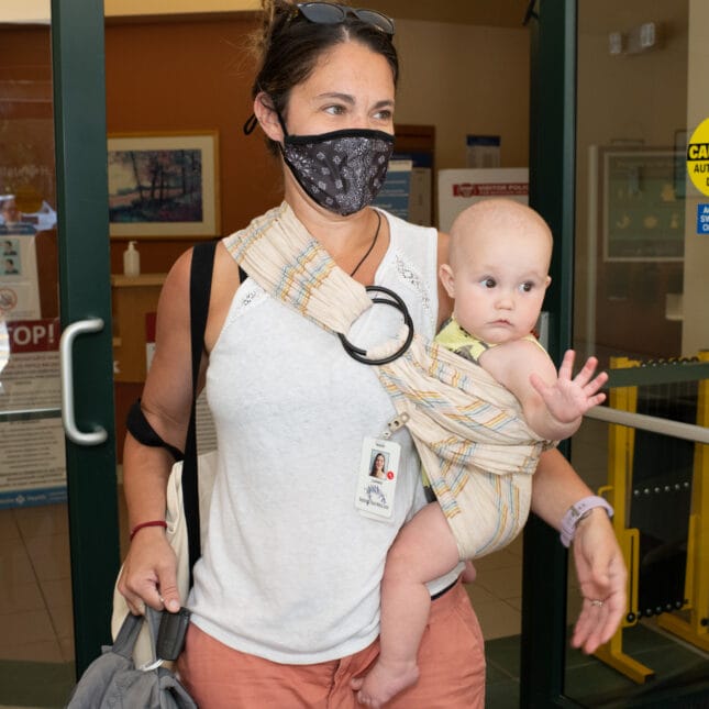 can you wear a baby carrier while Pregnant?